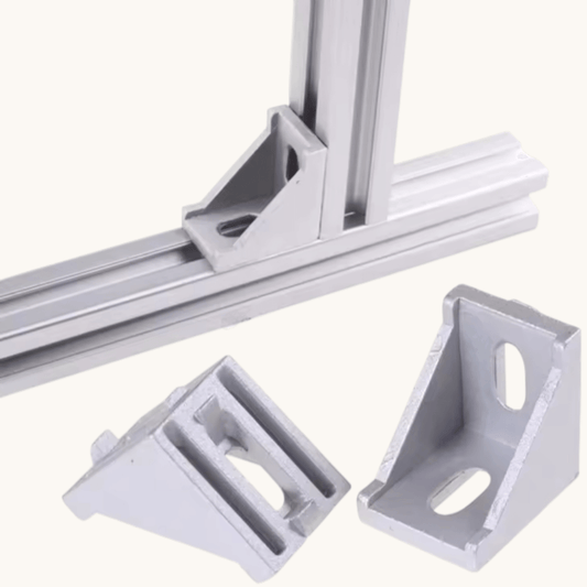 Soporte ángulo 90° Para perfil TSlot 45x45 (Pack 4 unds)