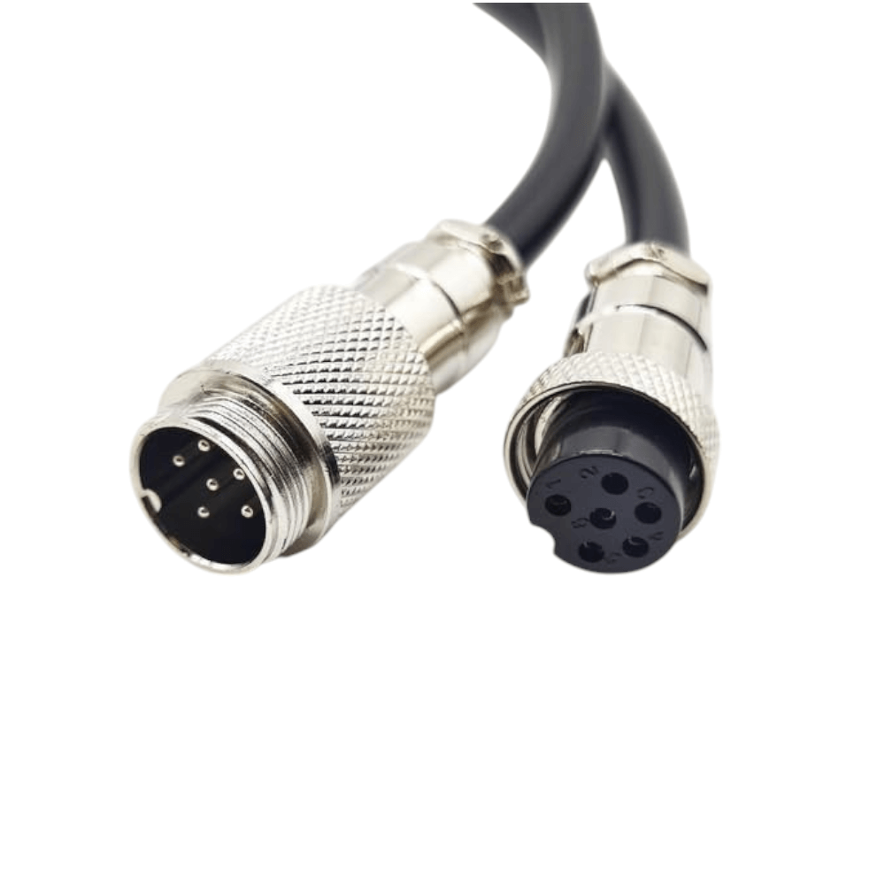 Conector para cable Hembra GX16-6A de 6 pines