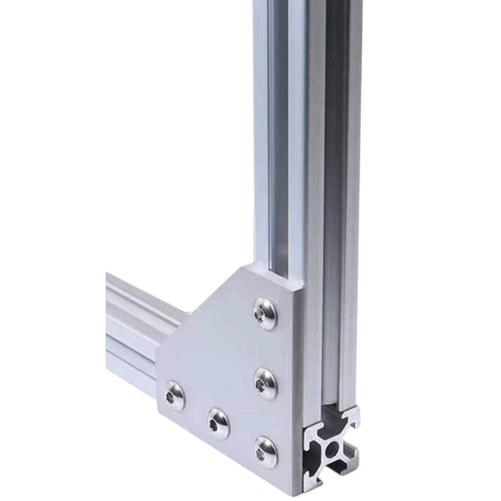 Placa Escuadra 90° Angulo Perfil Estructural Aluminio 30 mm (Pack 2 und)