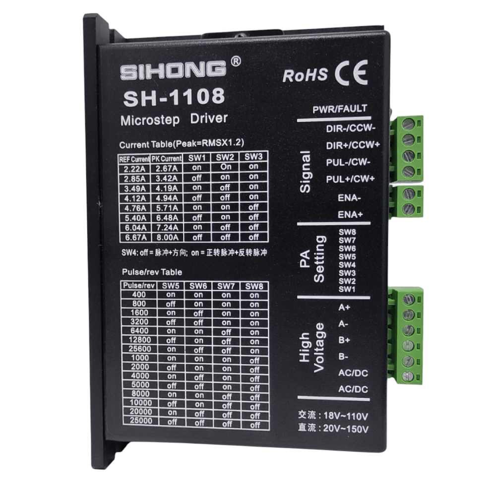 Kit Motor paso a paso Nema 34 8,2 Nm + Driver