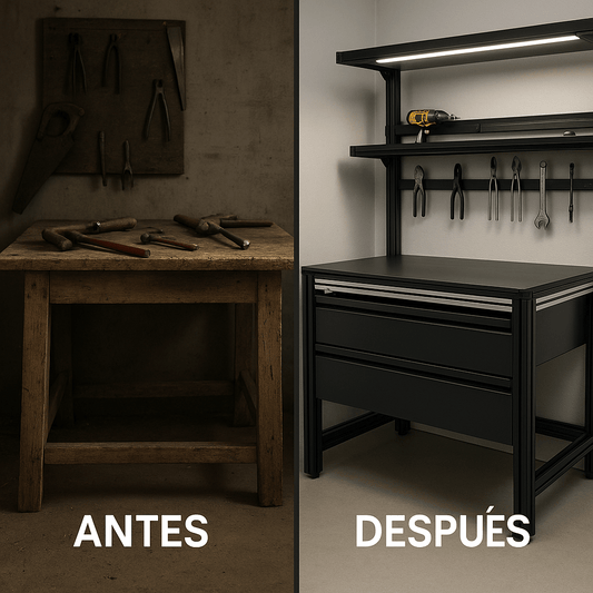 El Banco de Trabajo T-slot Definitivo: Modular, Rígido y Hecho a Tu Medida
