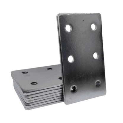 Placa Unión rectangular para perfil tslot 30x60 mm mate (pack 2und)