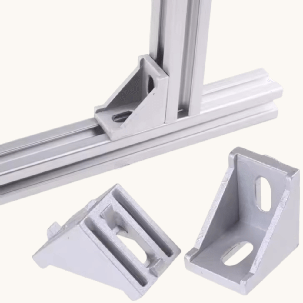 Soporte ángulo 90° Para perfil TSlot 45x45 (Pack 4 unds)