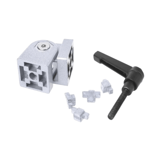 Acople Pivote Ángulo Ajustable Perfil Estructural Tslot 40X40