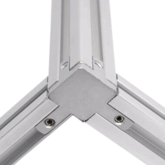 Angulo De Unión Triple 3 Ejes Para Perfil 40x40