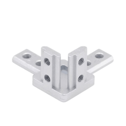 Angulo De Unión Triple 3 Ejes Para Perfil 20x20