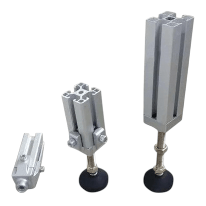 Base Para Pata Ajustable Perfil Tslot 45x45 mm (pack 4und)