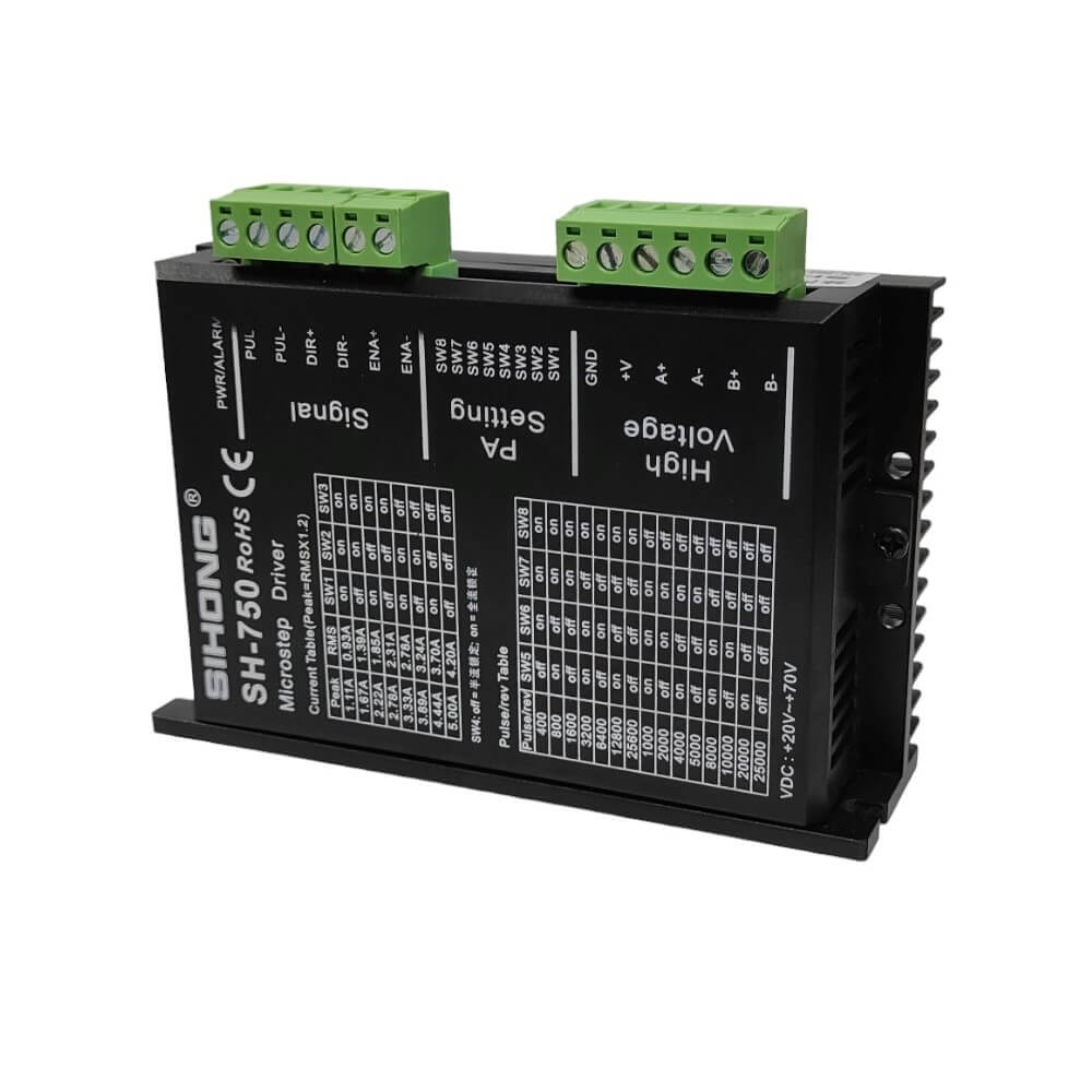 Driver controlador motor paso a paso 5A 2 fases de 5-24 VDC 200 KHz SH 750