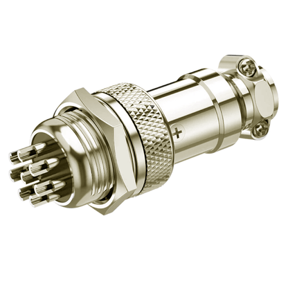 Conector para panel Macho GX16-6B de 6 pines