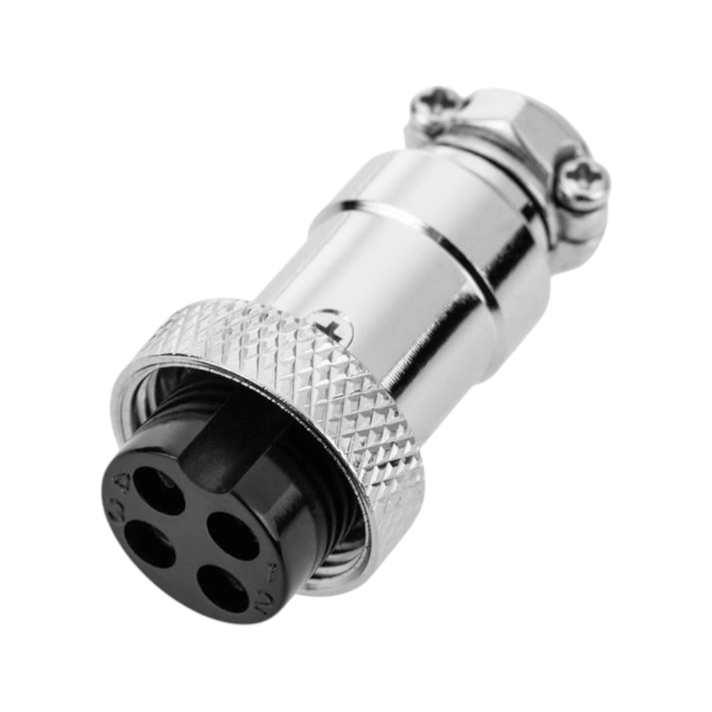 Conector para cable Hembra 4 Pines Gx16-4A