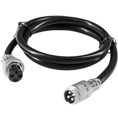 Conector para cable Macho GX16-4K de 4 pines