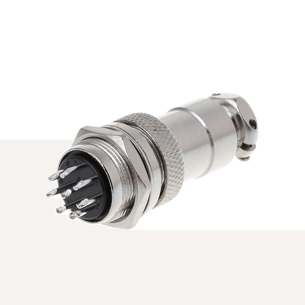 Conector Enchufe Hembra Macho 8 Pines GX20-8 (pack 2 und)