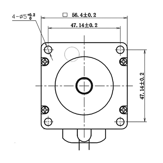 Kit Motor paso a paso Nema 23 - 2 Nm + Driver