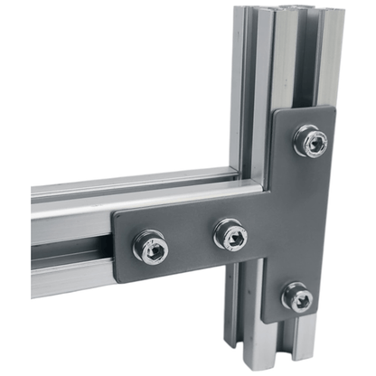 Placa Unión tipo T para perfil 20 mm (pack 2 und)