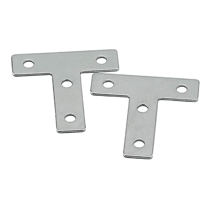 Placa Unión Tipo T Para Perfil Tslot 40x40 (pack 2 und)