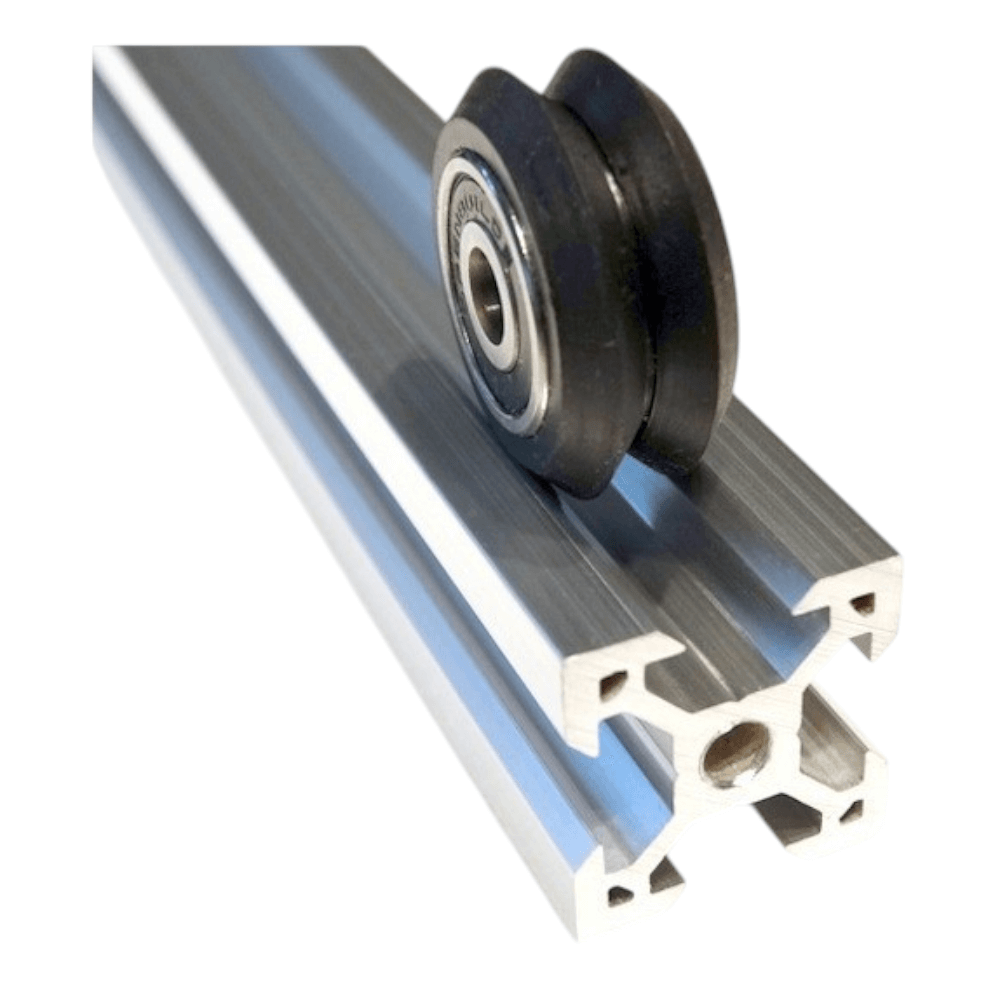 Rueda tipo W para perfil vslot 2020 (Pack 4 unds)