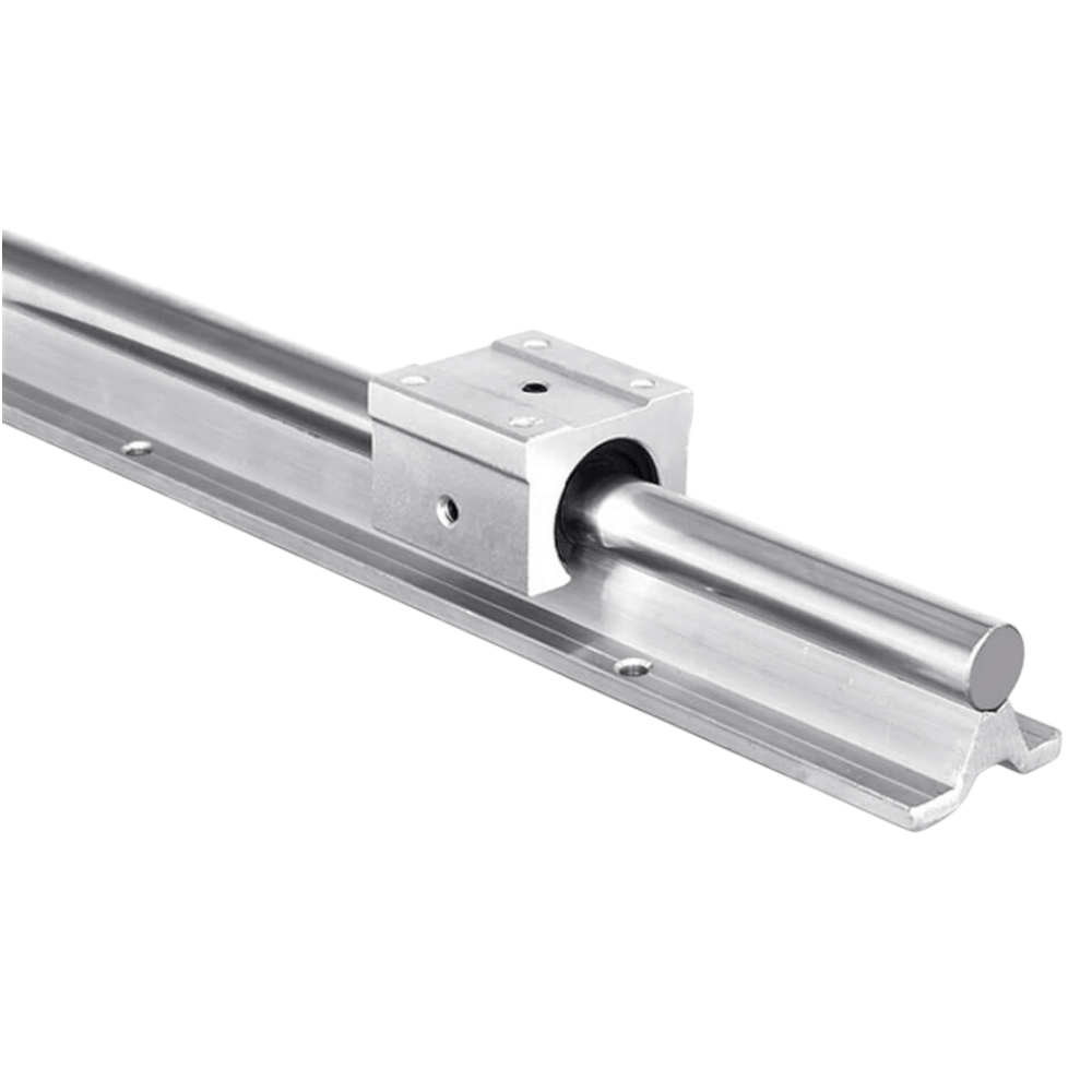 Riel guía lineal SBR25x3000 mm aluminio con eje acero cromado – RM Partes