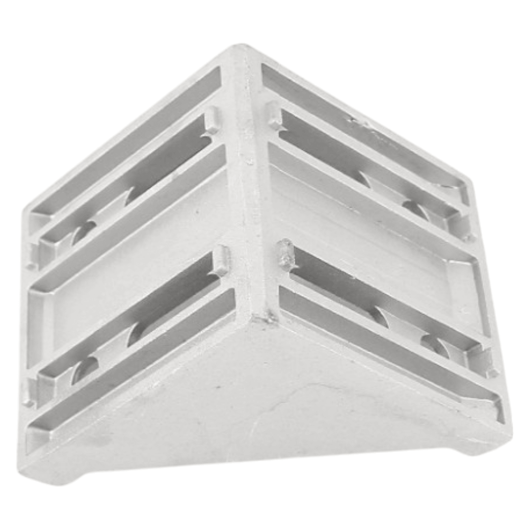Soporte ángulo 90° para perfil Tslot 60X60 mm (2 und)