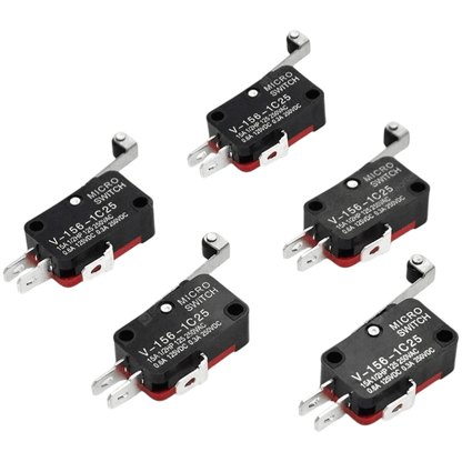 Switch limite de carrera 250 VAC 15 Amperios (Pack 5 und)