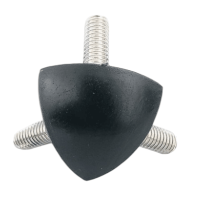 Unión semi esférica triple para perfil tslot 20x20 mm